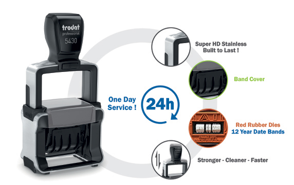 Trodat Heavy Duty  Professional Series Daters